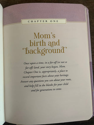 Peter Pauper Press Mom's Story Journal