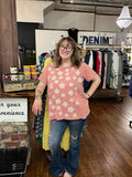 Blue Velvet Pink Chasing Stars Tee