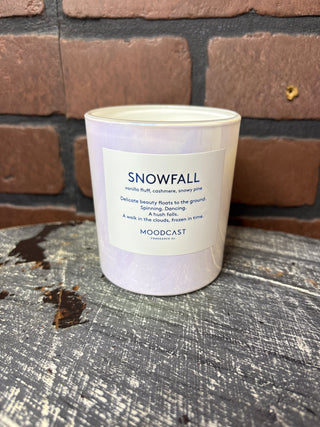 Moodcast Snowfall - 8oz Candle