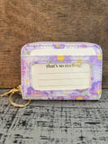 Darling Effect Bouquet Beauty Purple  Zip Around Wallet