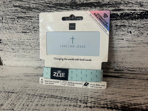 ZOX Love Like Jesus Bible Verse Bracelet