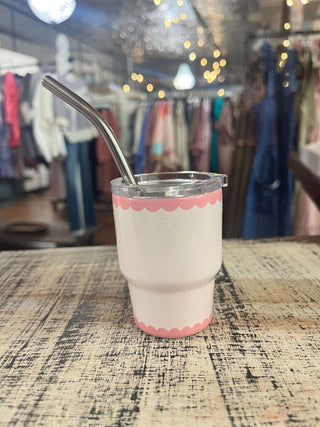 Darling Effect 2oz Tiny Tumbler Bow Pink