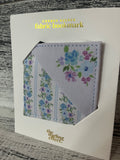 The Darling Effect Fabric Bookmark - Petal Parade Blue