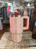Darling Effect 20oz Lifestyle Flip Straw Tumbler Oh So Fancy Pink
