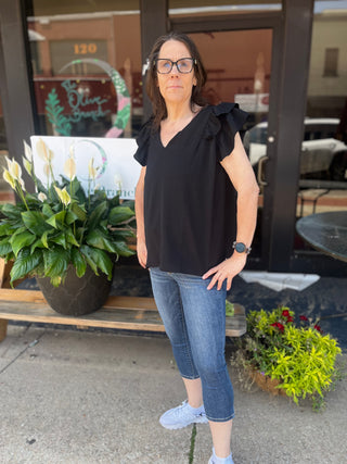 Judy Blue MR Capri With Side Slit - Plus Sizes