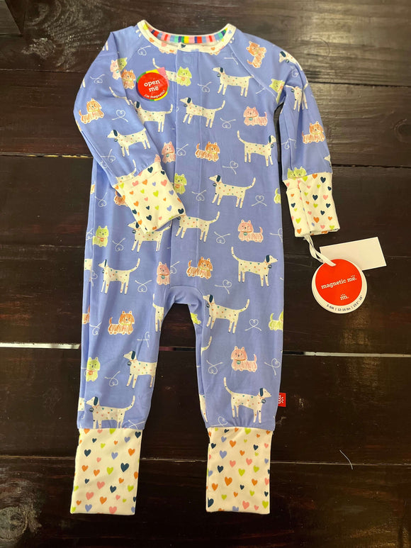 Magnetic Me Leash on Life Convertable Mitten Cuff Coveralls