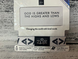 ZOX God Is Greater Bible Verse Bracelet