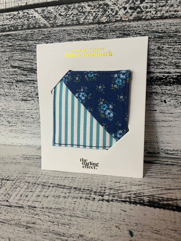 The Darling Effect Fabric Bookmark - Endless Daydream Navy