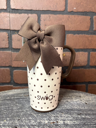 Swig Mocha Dots Travel Mug 22oz
