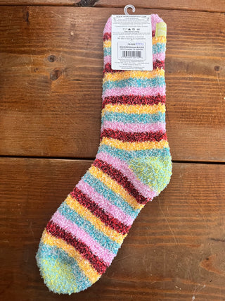 World's Softest Socks Garden Cozy Crew Blossom Multi Socks