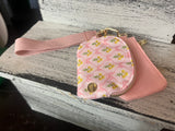 The Darling Effect Marigold Lane Pink Dynamic Duo Wristlet