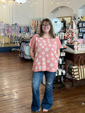 Blue Velvet Pink Chasing Stars Tee