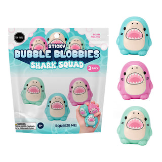 Top Trenz Sticky Bubble Blobbies SHARK SQUAD