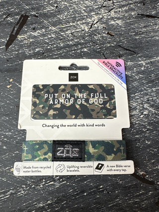 Put On The Full Armor of God Bible Verse Bracelet