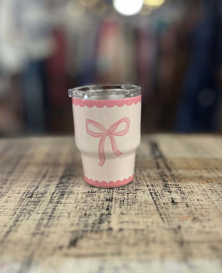 Darling Effect 2oz Tiny Tumbler Bow Pink