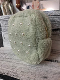 The Darling Effect Teddy Pouch Square Pearl Sage
