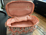 The Darling Effect Glam & Go Quilted Cosmetic Bag Everbloom Dusty Rose