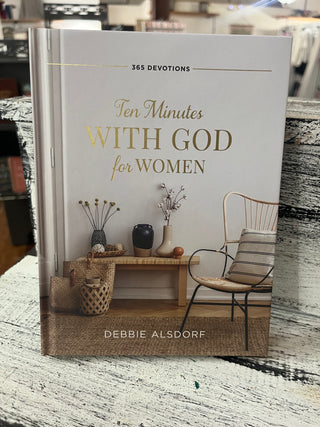 Christian Art Gifts 10 Minutes with God for Women Hardcover