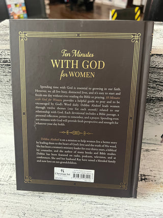 Christian Art Gifts 10 Minutes with God for Women Hardcover