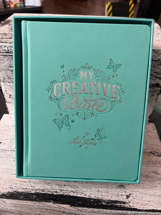 Christian Art Gifts ESV My Creative Bible for Girls HC Teal