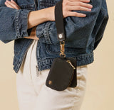 The Darling Effect Black Dynamic Duo Wristlet