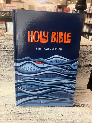 Christian Art Gifts KJV Bible Kid's Edition Blue