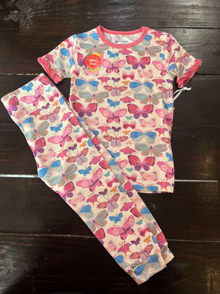Magnetic Me All A-Flutter Short Sleeve Pajamas