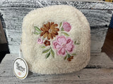 The Darling Effect Teddy Pouch Square Dainty Floral Pink