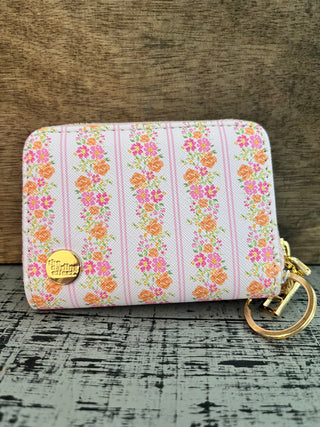 Darling Effect Petal Parade Pink Zip Around Wallet