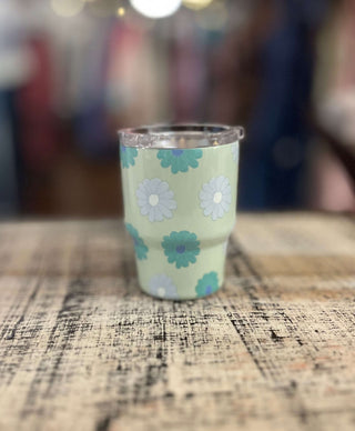 Darling Effect 2oz Tiny Tumbler Darling Daisy Aqua