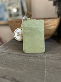 Darling Effect Sage Woven Keychain Wallet