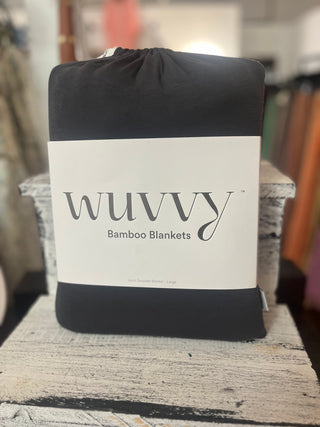 Wuvvy Large Charcoal Bamboo Blanket