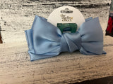 The Darling Effect Satin Bow Claw Clip Blue