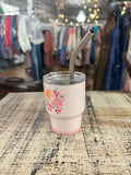 Darling Effect 2oz Tiny Tumbler Garden Blooms Pink