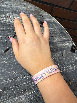 On Wings Like Eagles Bible Verse Bracelet