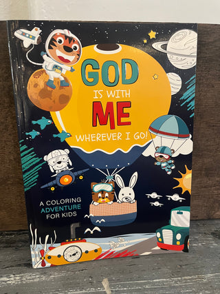 Christian Art Gifts Coloring Book for Kids God is With Me