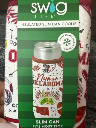 Swig Tailgates in Norman Slim Can Coolie