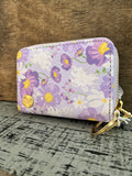 Darling Effect Bouquet Beauty Purple  Zip Around Wallet