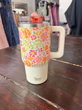 Darling Effect 20oz Lifestyle Flip Straw Tumbler Secret Garden Pink