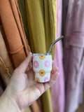Darling Effect 2oz Tiny Tumbler Darling Daisy Peach