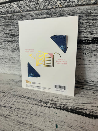The Darling Effect Fabric Bookmark - Endless Daydream Navy