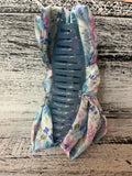 The Darling Effect Satin Bow Claw Clip Secret Garden Blue