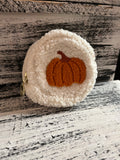 The Darling Effect Teddy Pouch - Circle - Pumpkin