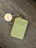 Darling Effect Sage Woven Keychain Wallet
