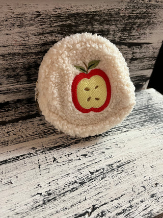 The Darling Effect Teddy Pouch - Circle Apple