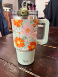 Darling Effect 20oz Lifestyle Flip Straw Tumbler Bouquet Beauty Sage