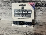 ZOX God Is For Us Bible Verse Bracelet