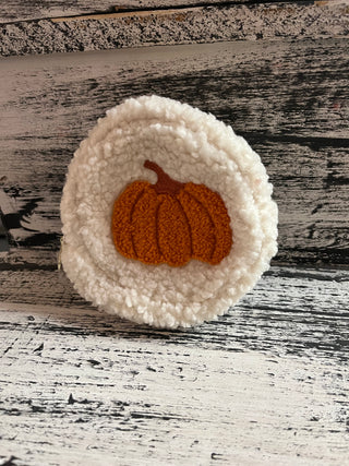 The Darling Effect Teddy Pouch - Circle - Pumpkin