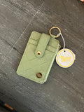Darling Effect Sage Woven Keychain Wallet