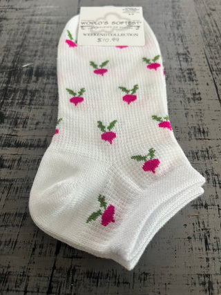 World's Softest Socks Garden Low Radish